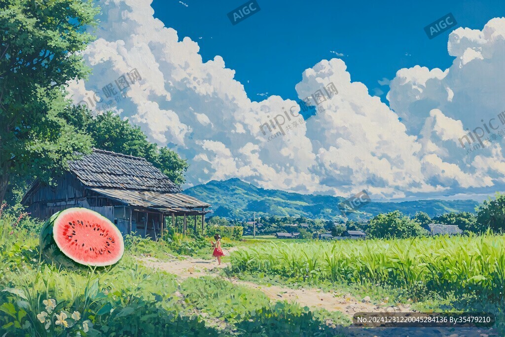 西瓜淺夏