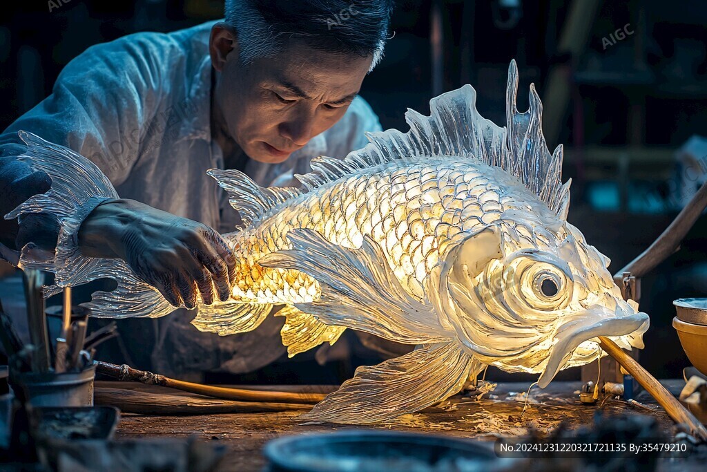 魚燈工藝