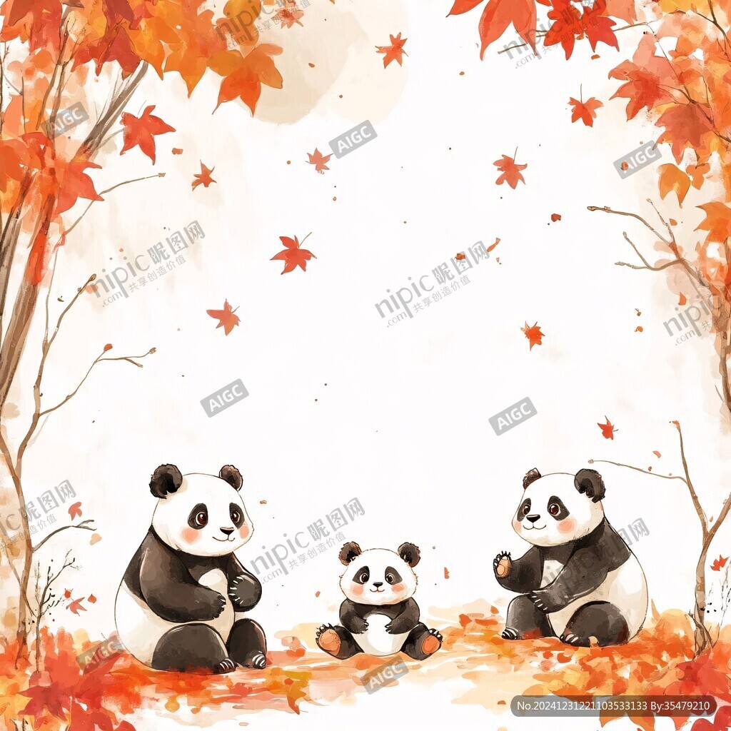 熊貓寶寶插畫
