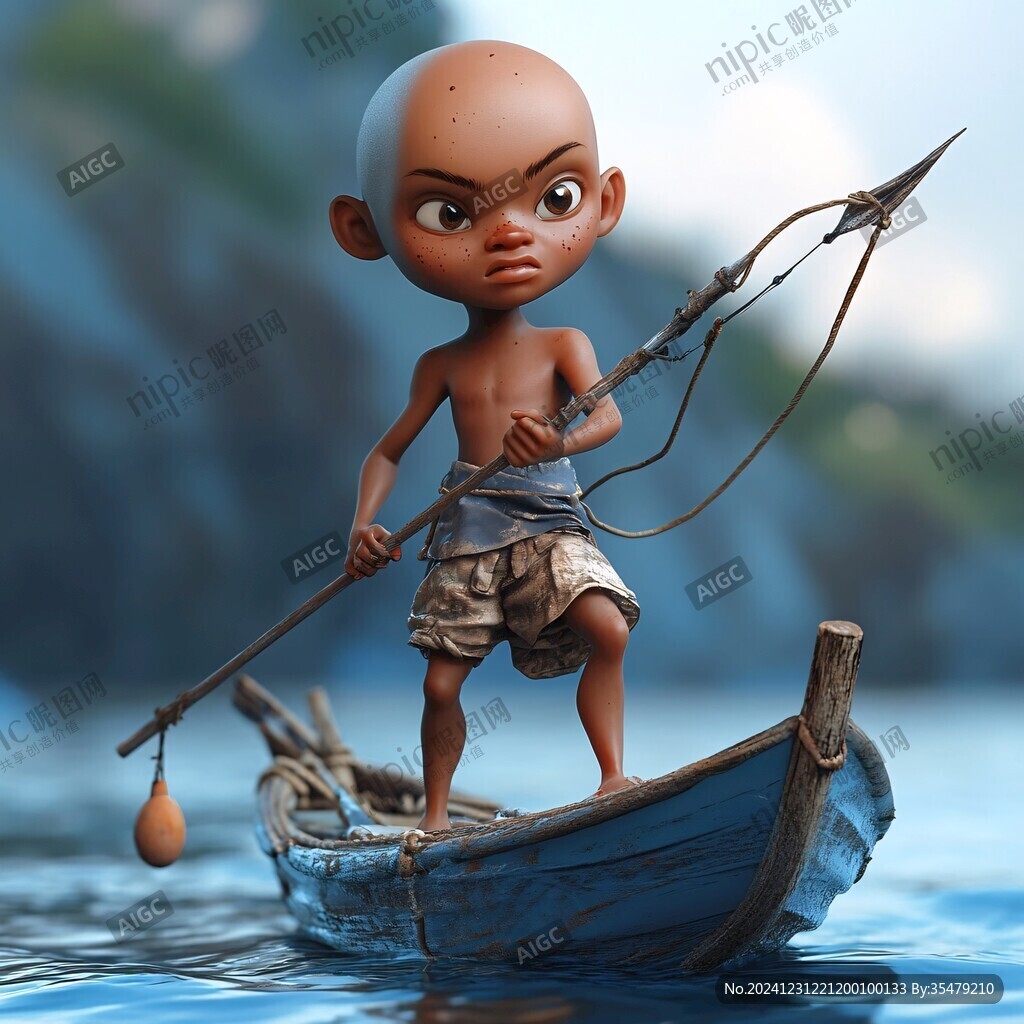 q版漁民