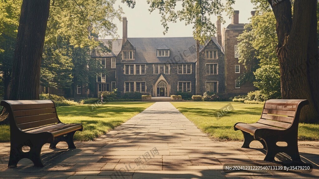 普林斯頓大學插畫背景