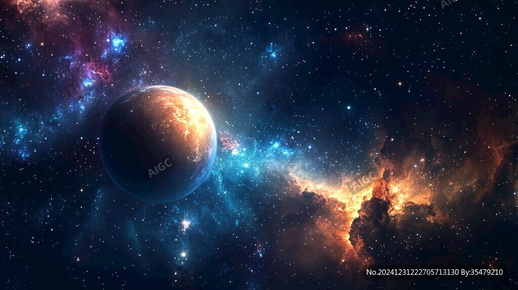 唯美宇宙背景