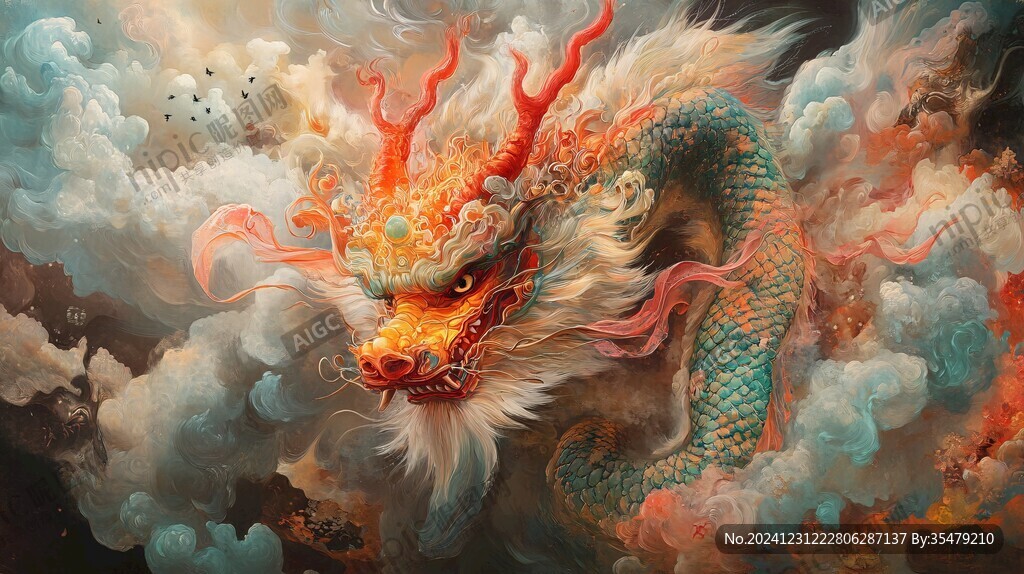 高清唯美雙龍戲珠