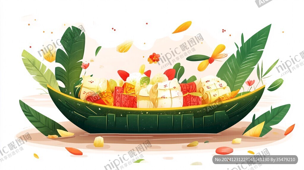 蘸醬芒插畫