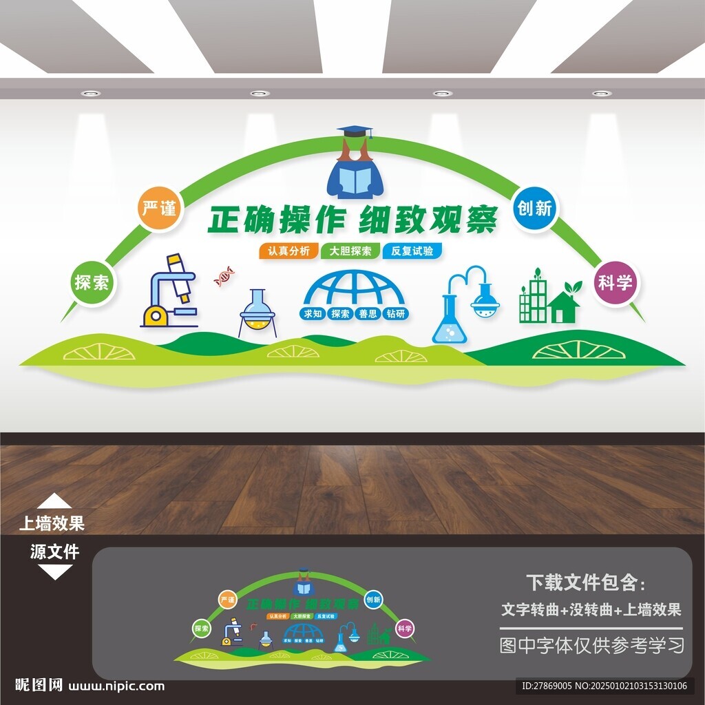 實(shí)驗(yàn)室科學(xué)文化墻
