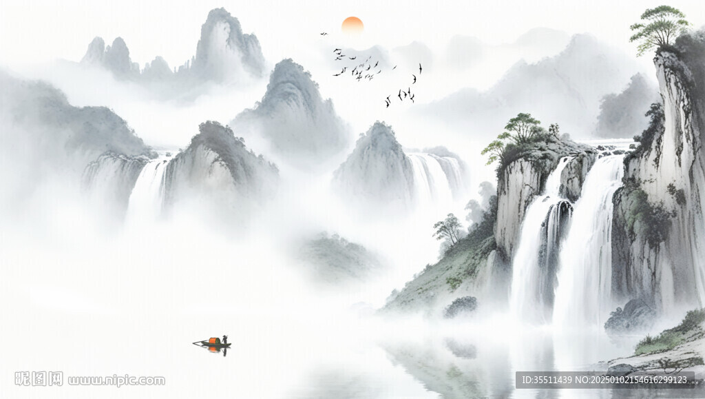 意境水墨風(fēng)景