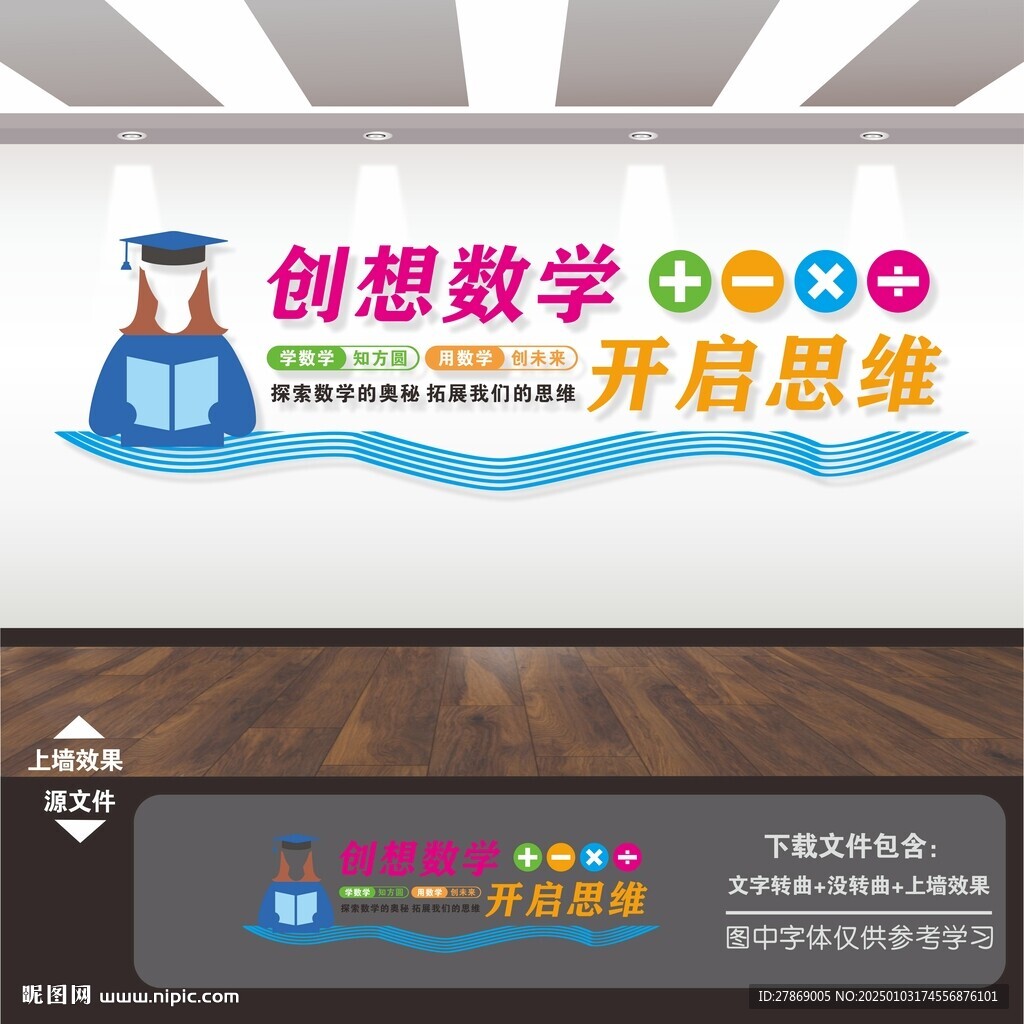 數(shù)學(xué)文化墻