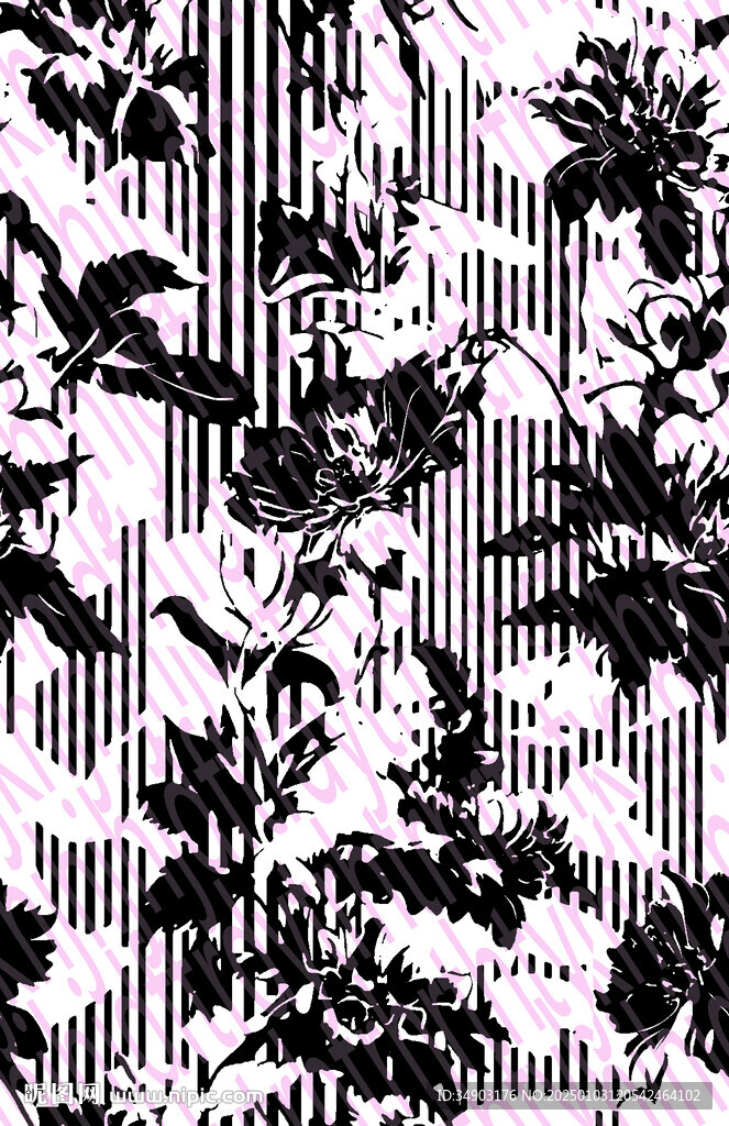 黑白花