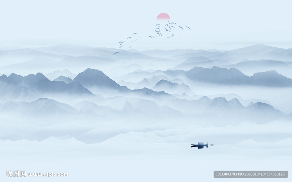 意境水墨山水