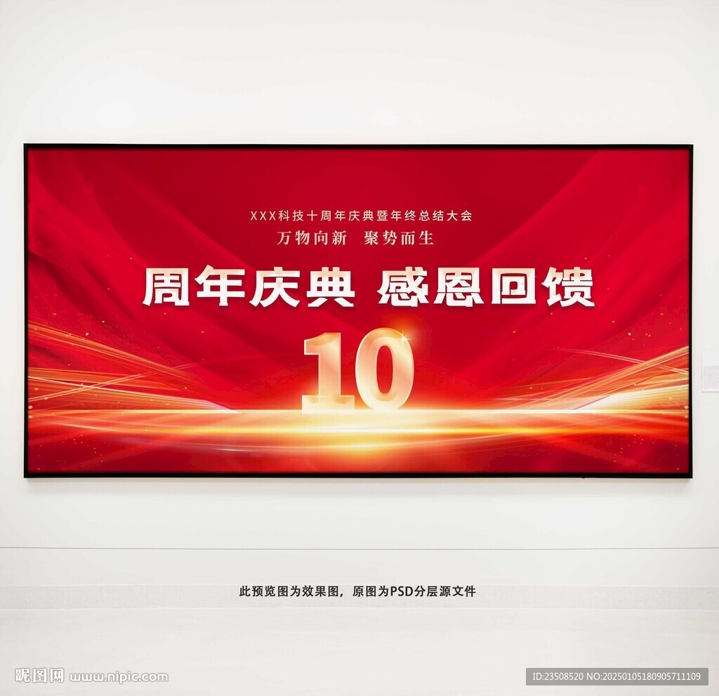 10周年慶展板