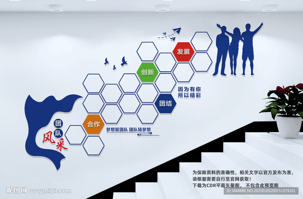 員工風采樓梯文化墻