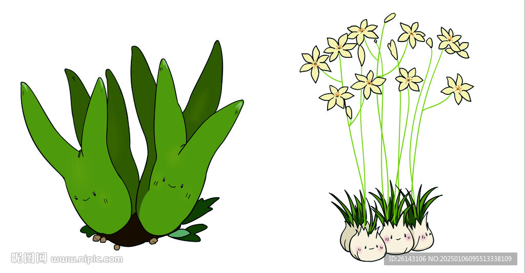 簡(jiǎn)單植物Q版擬人形象