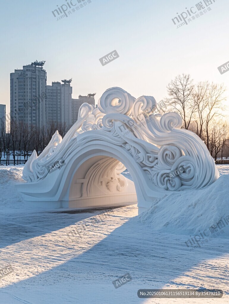 太陽島雪雕
