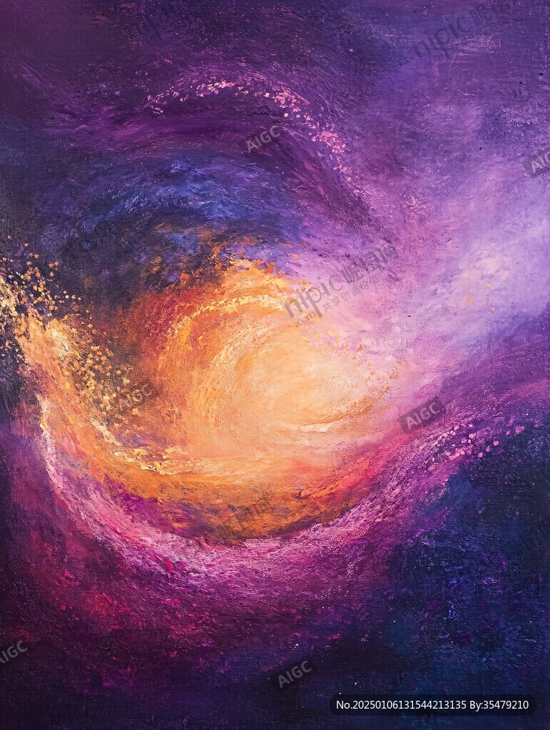 星云漩渦裝飾畫