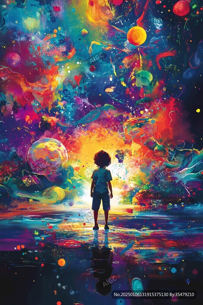 夢幻兒童插畫超治愈