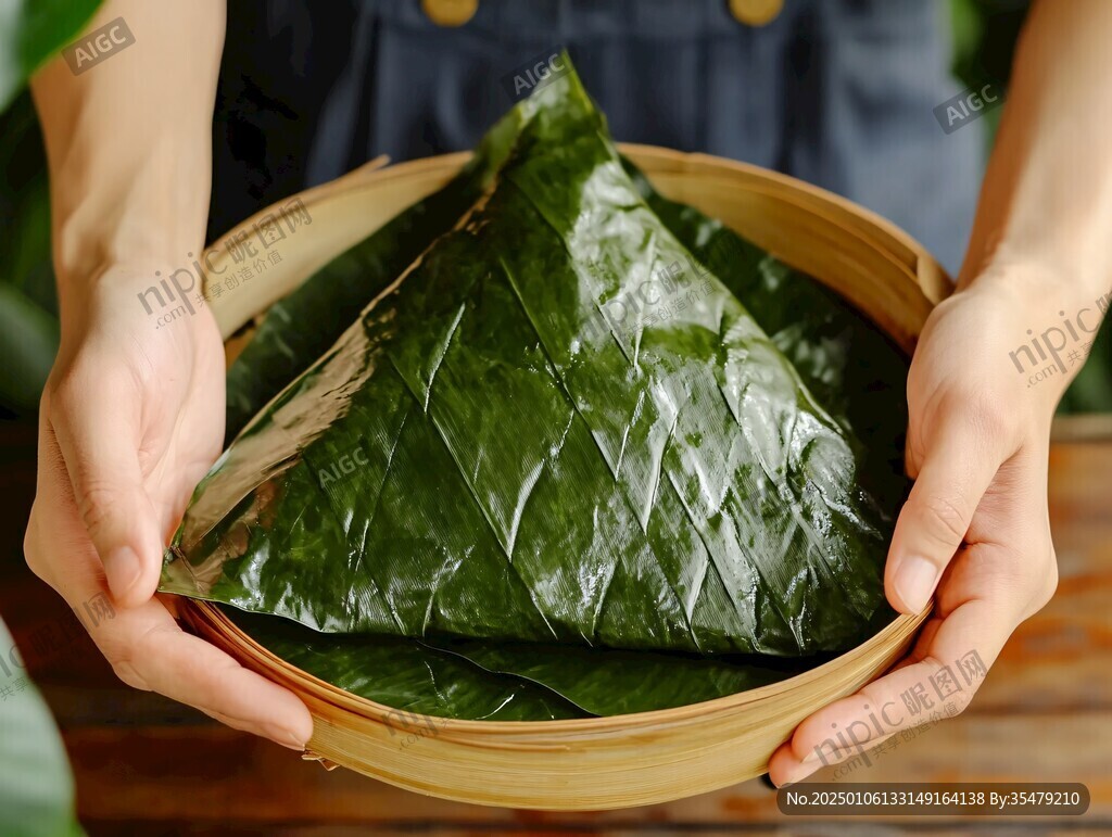 粽葉包肉