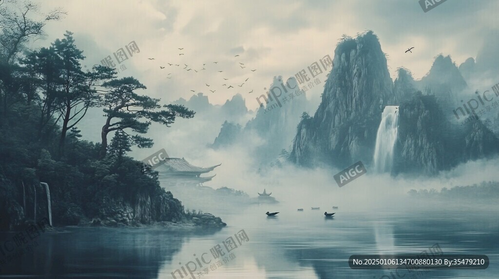 大氣高清意境山水