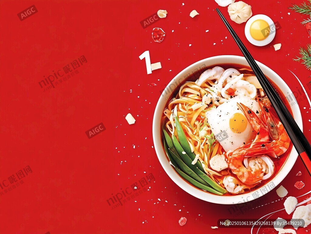 番茄面插畫