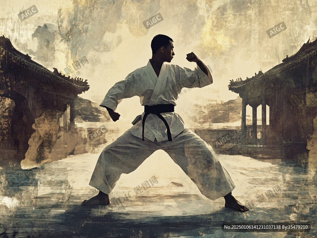 跆拳道合成圖