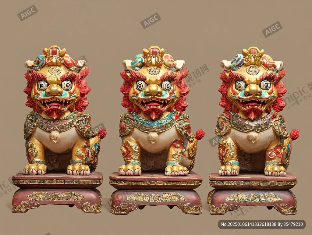 雙獅鎮宅