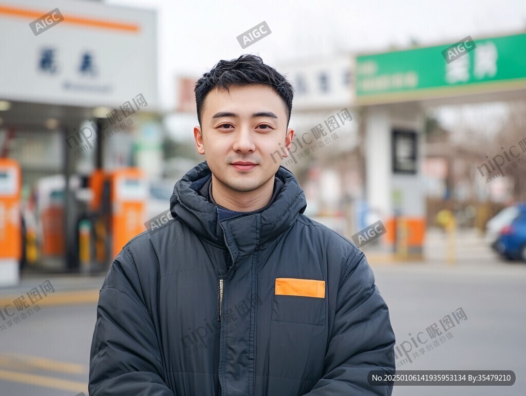 加油站工作人員