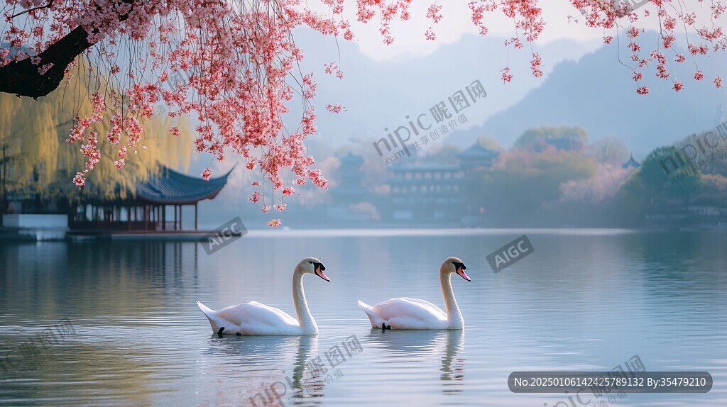 意境天鵝