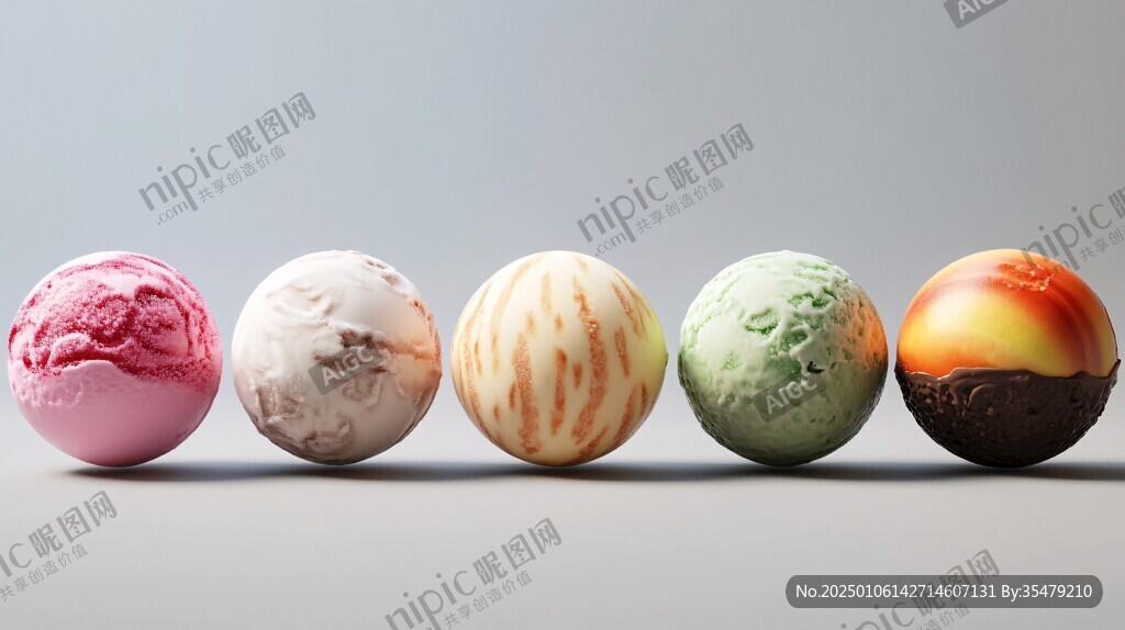 雪糕冰激凌球