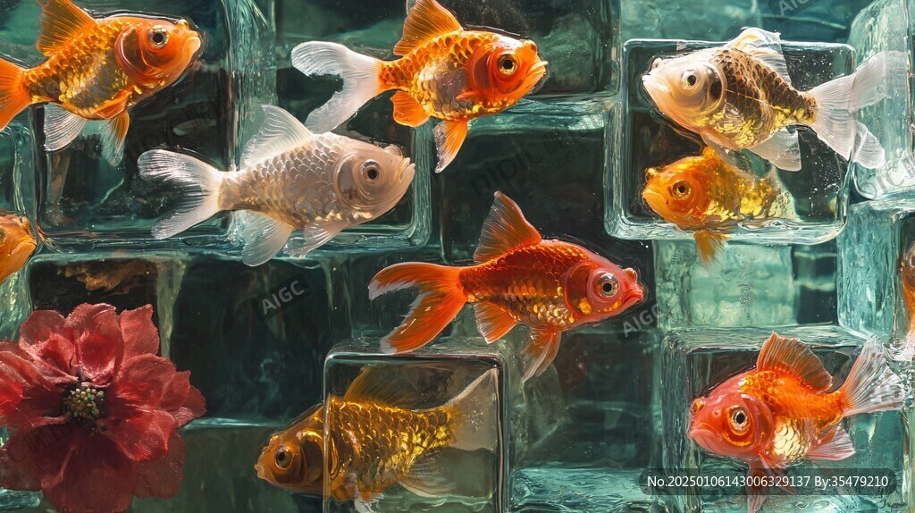 冰凍的金魚