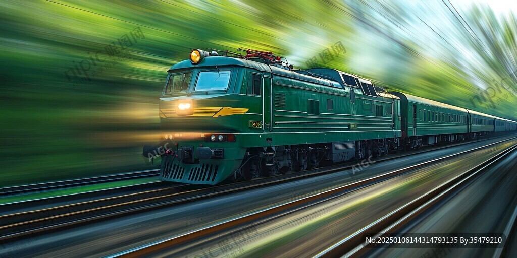 高清綠皮火車