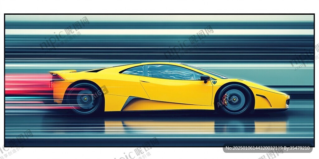 汽車速度海報(bào)
