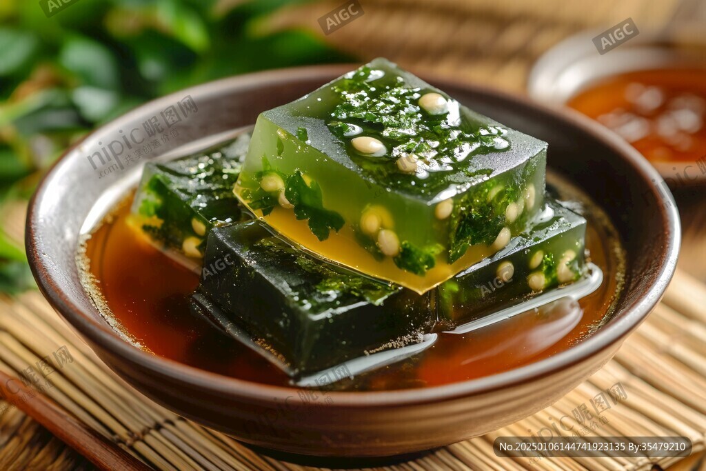 菠菜皮凍