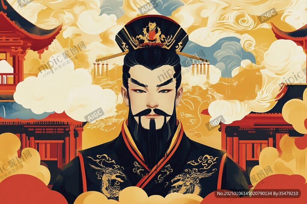 皇上插畫