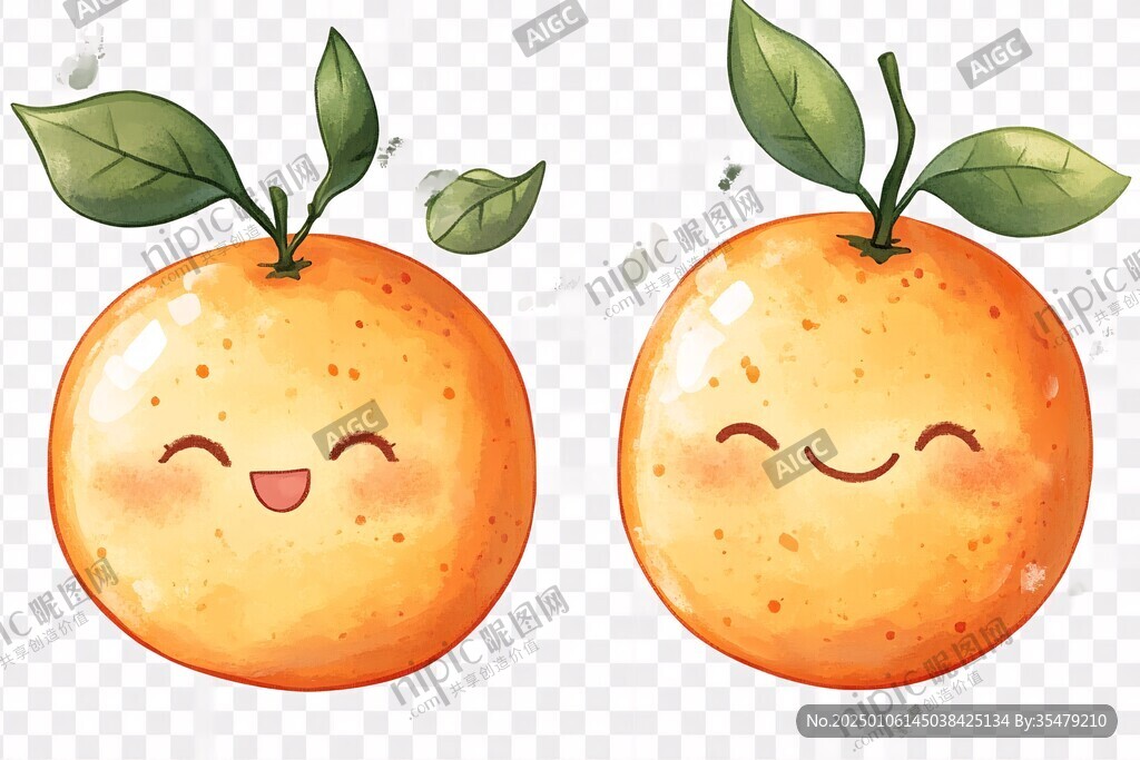砂糖橘插畫