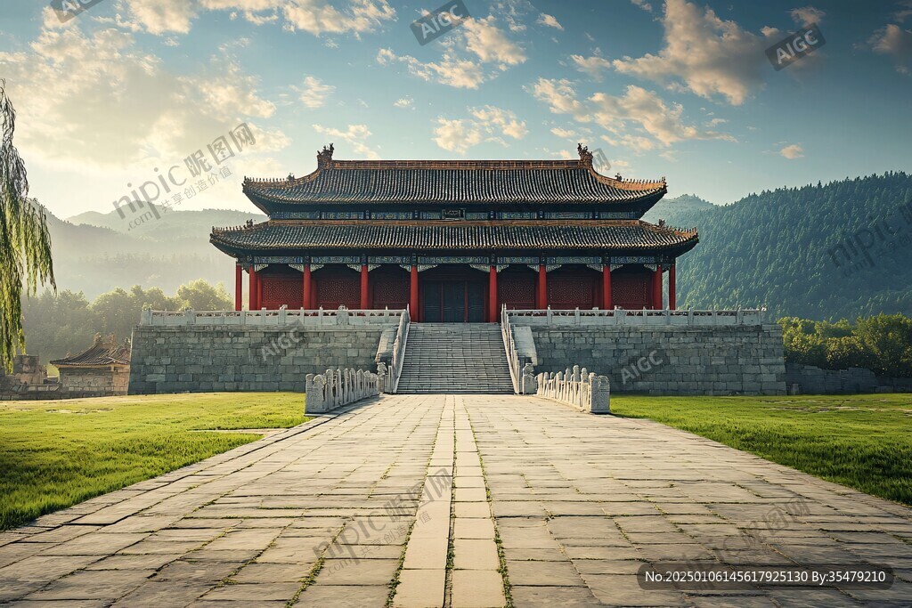 中式皇家陵寢建筑