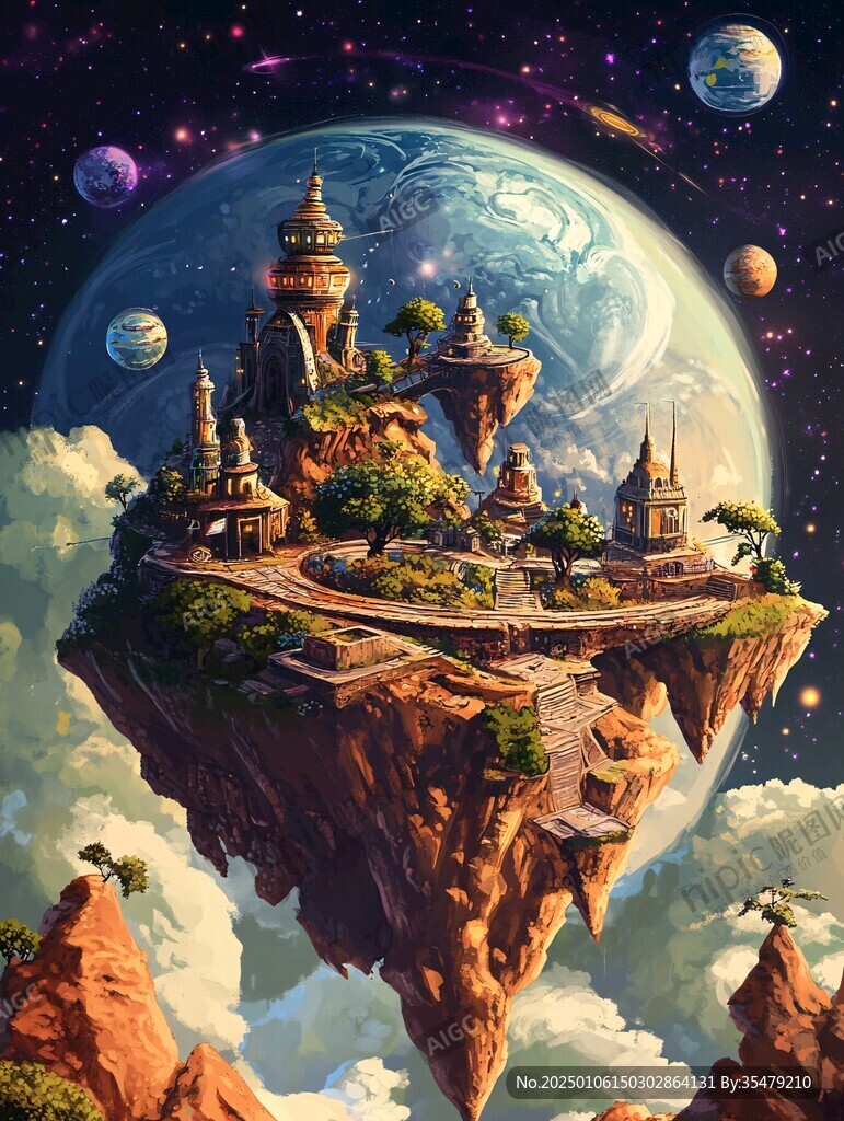 魔幻場景插畫