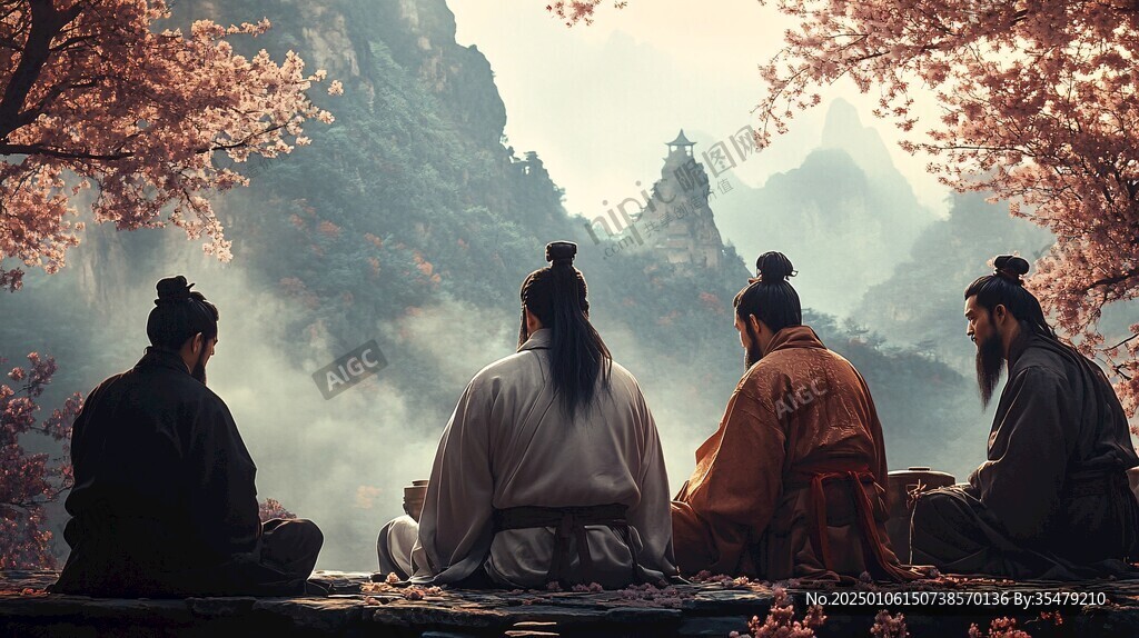 古代拜師場景