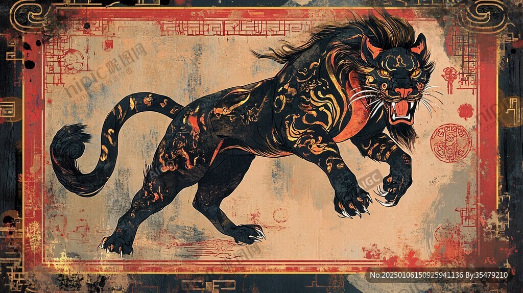 人面虎身神獸