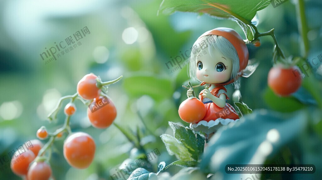 莓果擬人卡通形象
