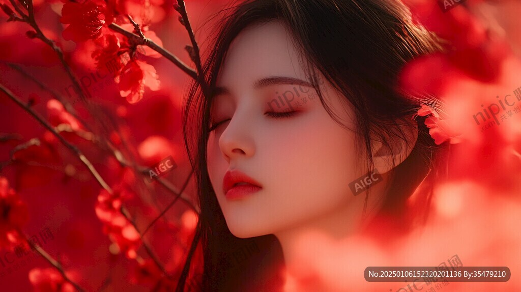 紅色森系