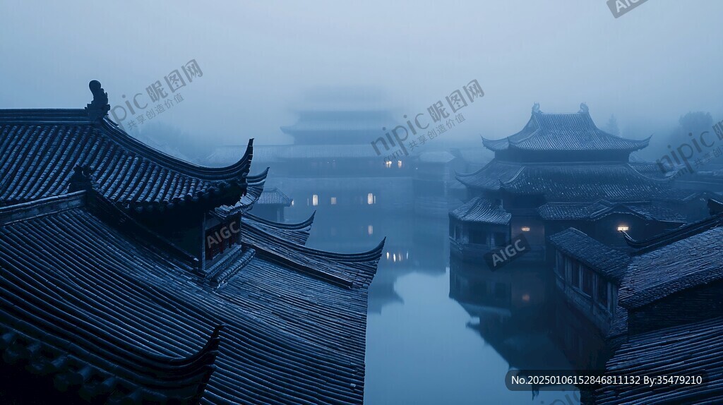 朦朧的樓閣