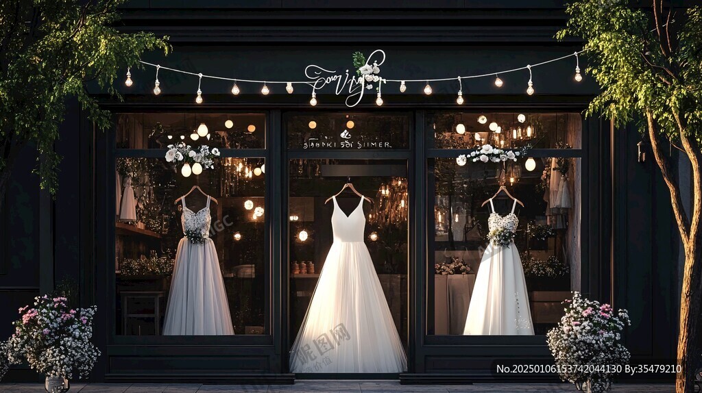 婚紗店門頭