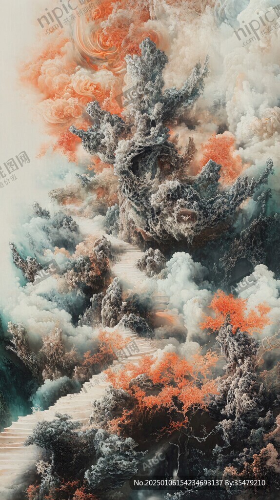 幻彩藝術山水風景