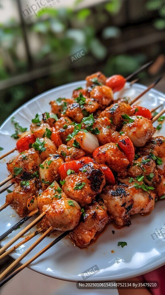 雞肉大蒜串