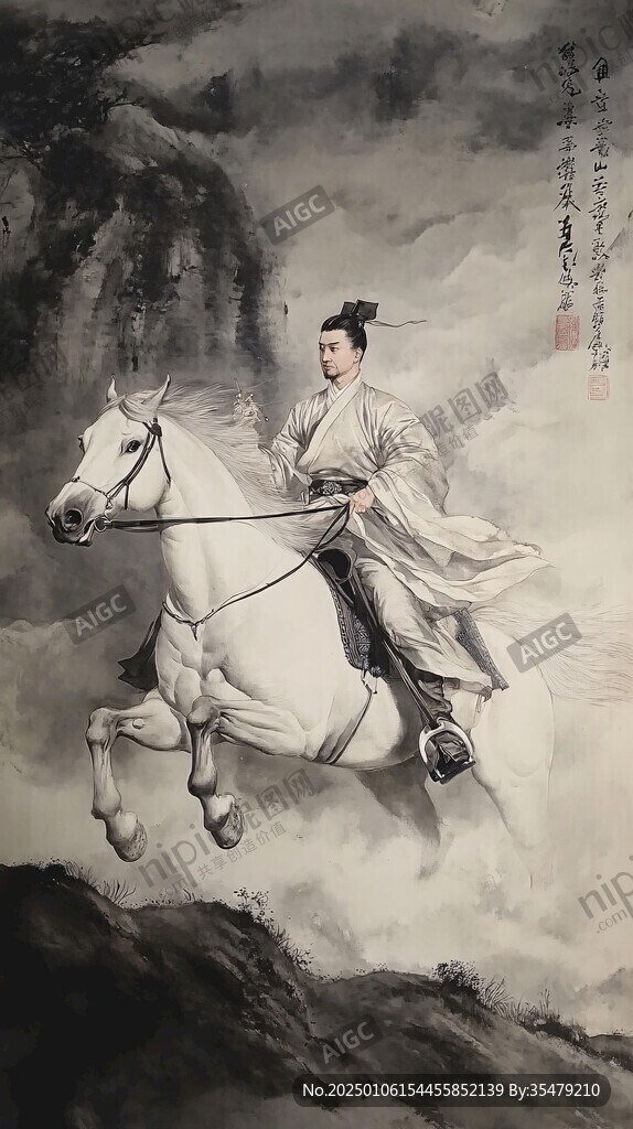 古代馳騁圖