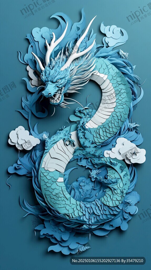 原創(chuàng)龍鳳呈祥青龍