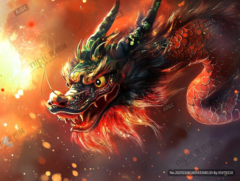插畫龍年插畫
