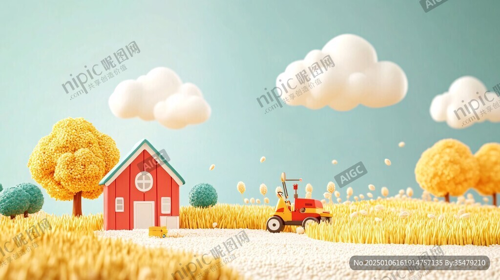 豐收場景素材