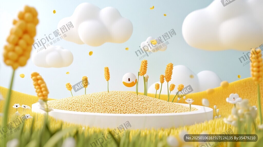 小米包裝插畫