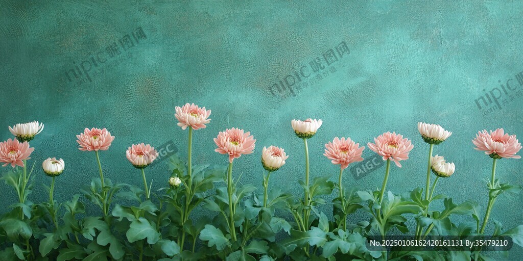高清鮮花背景墻