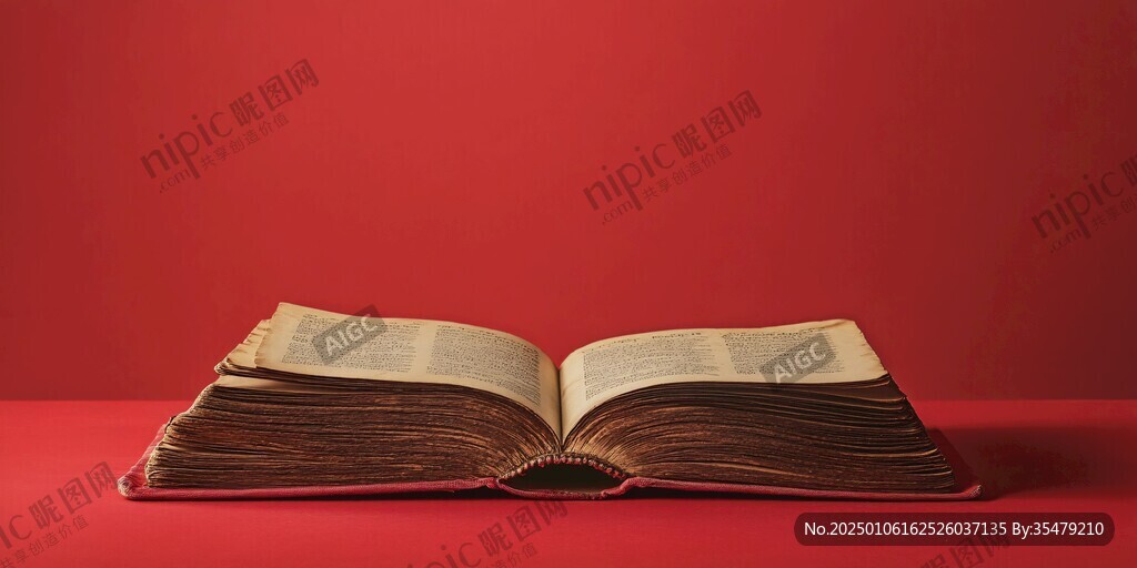 翻開的書圖片